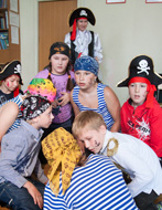 Пиратка Марина на детском празднике